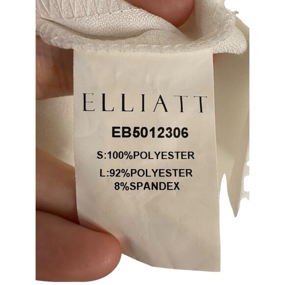 ELLIATT Liesel Maxi Dress Bow One Shoulder Formal Wedding Bridal Party Hoco S - Picture 10 of 11